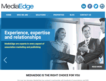 Tablet Screenshot of mediaedgedigital.com